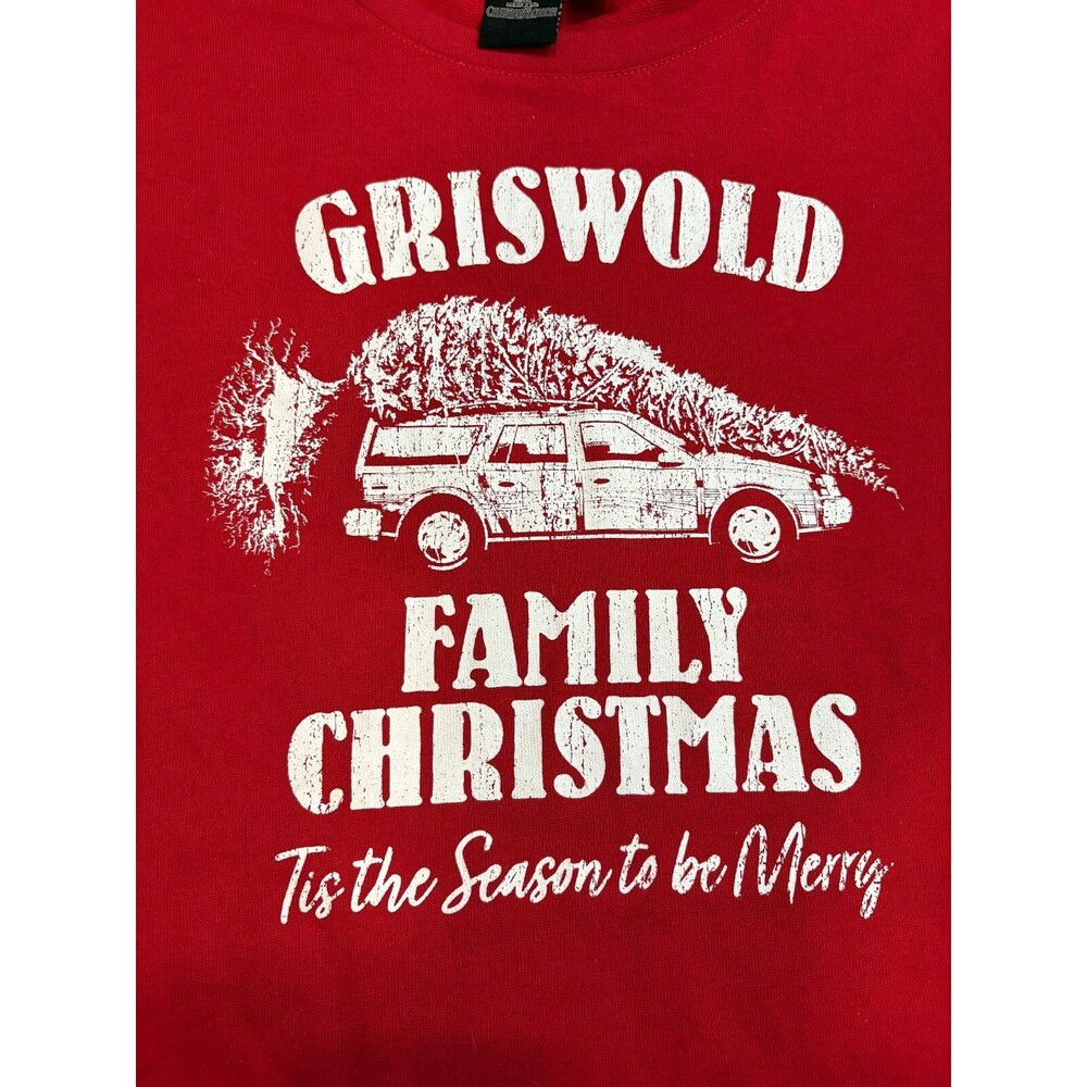 National Lampoon's Christmas Vacation Sweatshirt Men's 30 / 32 Red Griswold
